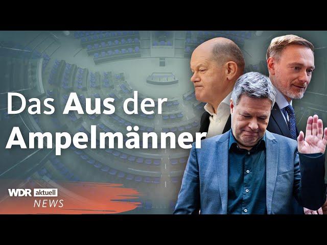 Bundestagswahl: Wie geht es weiter mit Scholz, Habeck und Lindner? | WDR Aktuelle Stunde