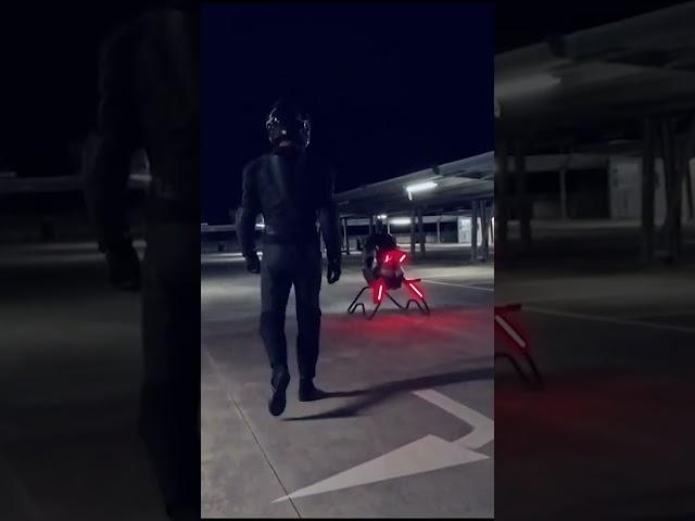 This flying bike works with jet propulsion