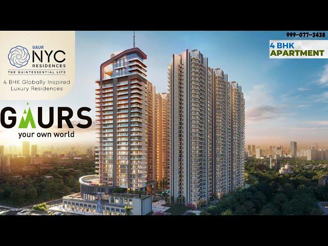 Gaur NYC Residences WAVE CITY NH-24 Ghaziabad | Complete Info About Price List & Project |9990773438