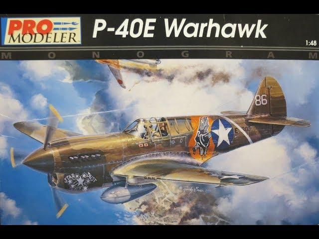 Monogram Pro-Modeler 1/48 P-40E Warhawk- Introduction Video (4.15.18)