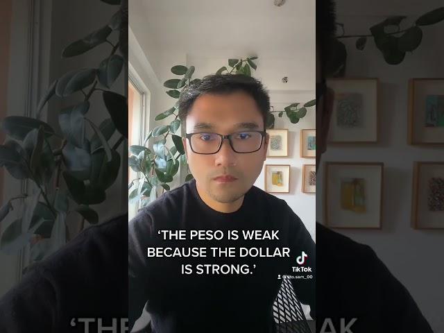 WHO IS THE REAL WEAK NOW? #peso #dollar #leadership #tradedeficit