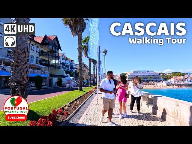  [4K WALK] Cascais, Portugal Walking Tour - August 2023