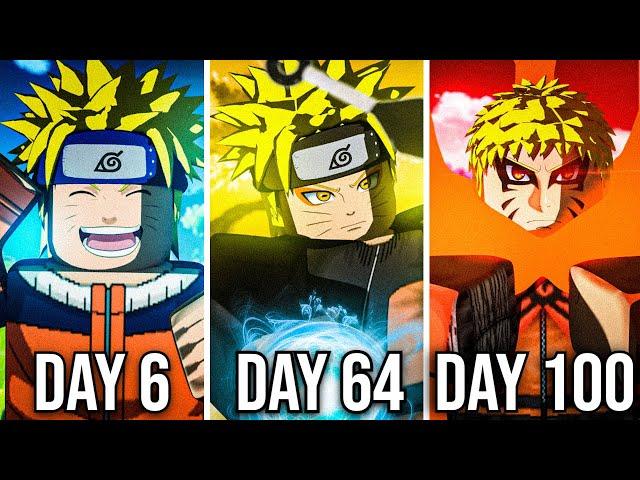 Spending 100 Days as NARUTO UZUMAKI in Shinobi Life 2.. - Roblox