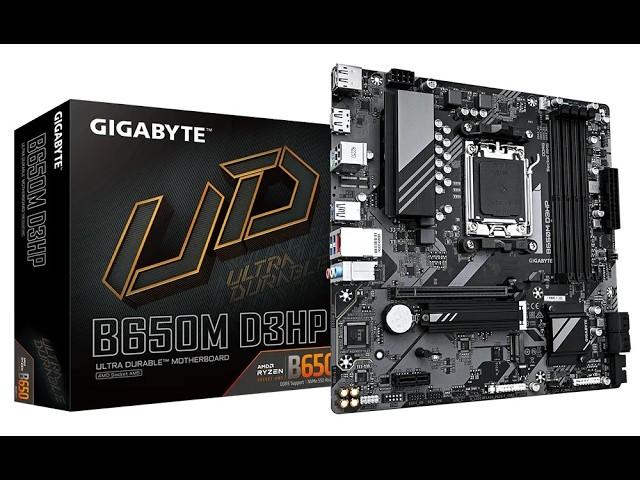 GIGABYTE B650M D3HP  Motherboard Unboxing and Overview