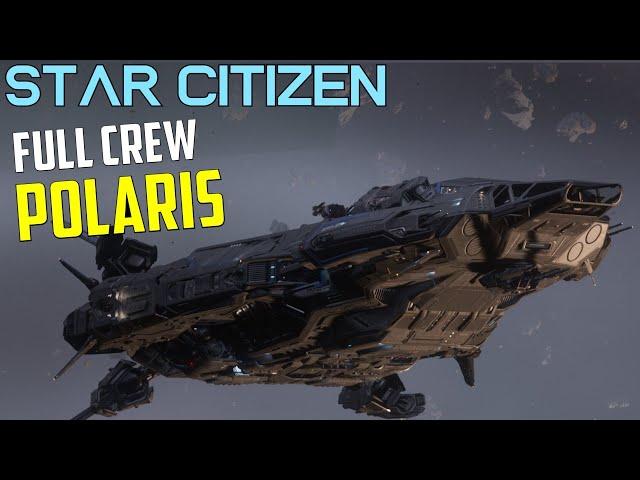 The RSI POLARIS - Taking on an IDRIS during SAVE STANTON - Star Citizen 3.24.3 PTU Multi-Crew