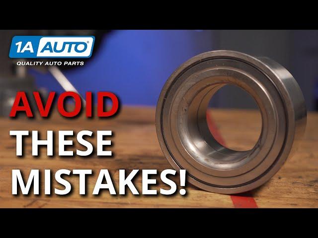 Top 3 Common Mistakes People Make Replacing Pressed In Wheel Bearings on Their Car or Truck