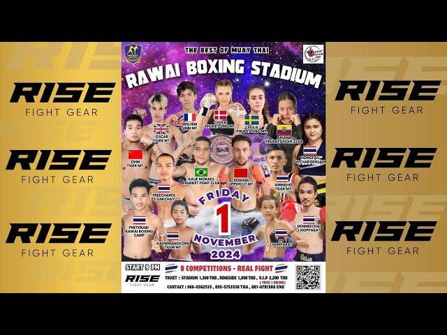 Rawai Fight Night 01/11/24 | Powered by RISE FIGHT GEAR