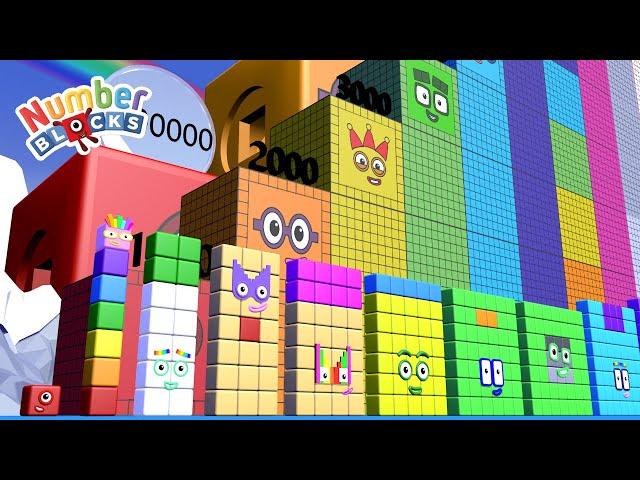 Numberblocks Cube Step Squad Puzzle Rainbow 1 - 140 to 20,000 to 25,000,000 MILLION BIGGEST Numbers