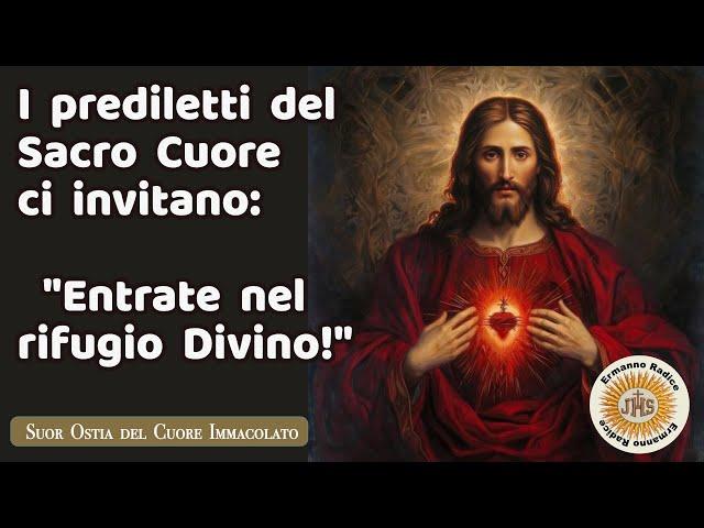 I prediletti del Sacro Cuore ci Invitano: "Entrate nel rifugio divino!"