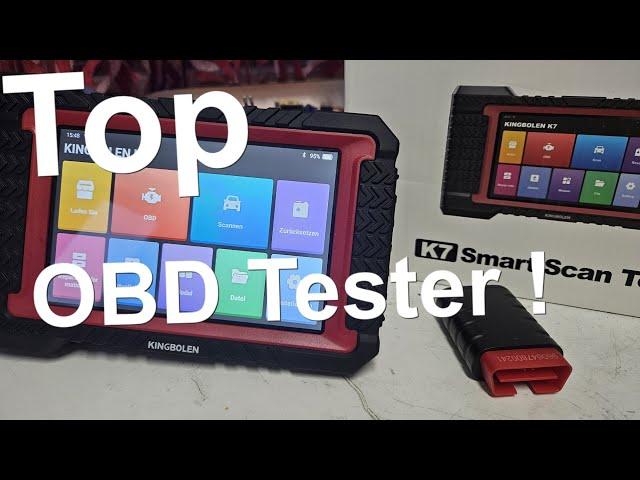 OBD Tester KFZ Diagnose Top Gerät Kingbolen K7 für alle Fahrzeuge Produkttest