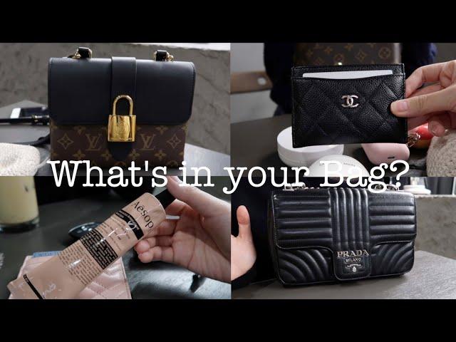 What's in my bag? 왓츠인마이백? 미스코리아, 뉴욕 파슨스 디자인 스쿨 졸업한 패션회사 직원의 가방 속에는 뭐가 있을까? (feat. 프라다, 루이비통 록키bb)