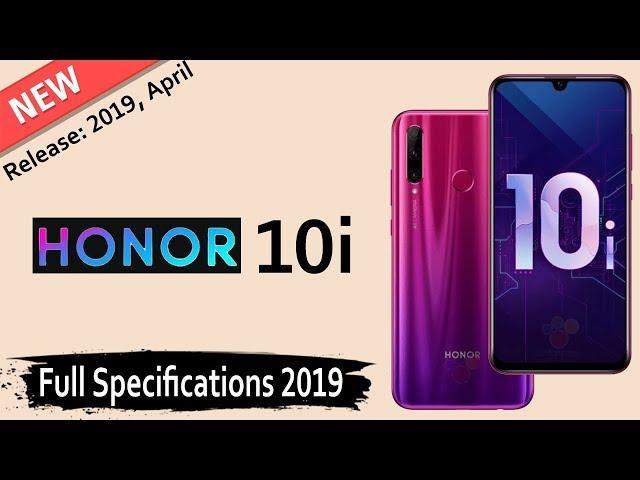 Honor 10i - Full Phone Specifications 2019