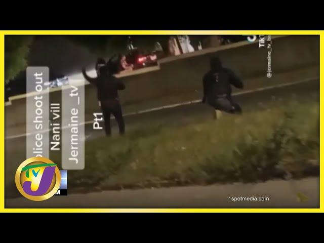 Police & Gunmen Traded Bullets in Nanny Viille, Kingston Jamaica | TVJ News - July 9 2022