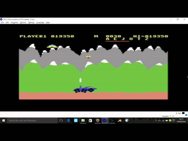 Moon Patrol (Commodore 64 Emulated) 1983 Atarisoft 59,150