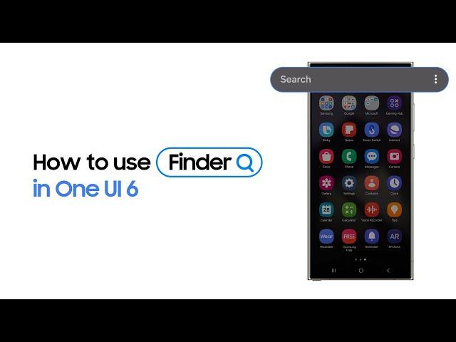 Galaxy S24 Series: How to use Finder in One UI 6 | Samsung