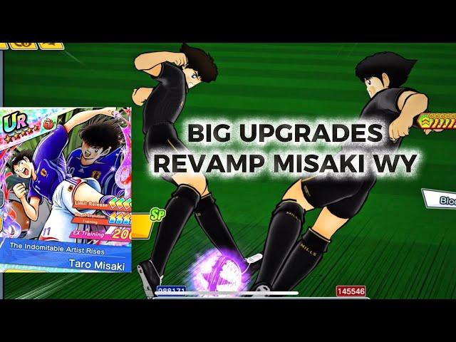 REVIEW MISAKI WY REVAMP! BIG UPGRADES. CAPTAIN TSUBASA DREAM TEAM