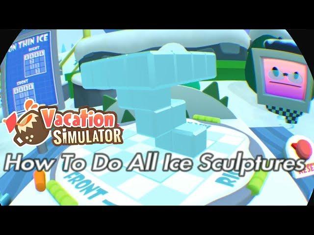 Vacation Simulator: How To Carve All Ice Sculptures PSVR