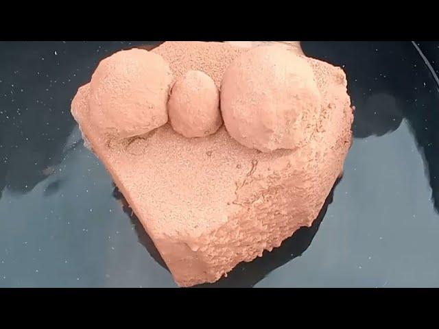 ASMR very soft sand ️ dirt silky smooth dipping crumble in ️