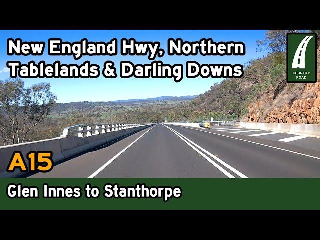 Driving from Glen Innes to Stanthorpe via Tenterfield – New England Hwy, Northern Tablelands [4K]