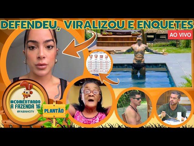 A FAZENDA 16: POLÊMICA! LUANA DEFENDE ALBERT CONTRA ATAQUES, TIA DO SOFÁ VIRALIZA, GIRO DE ENQUETES