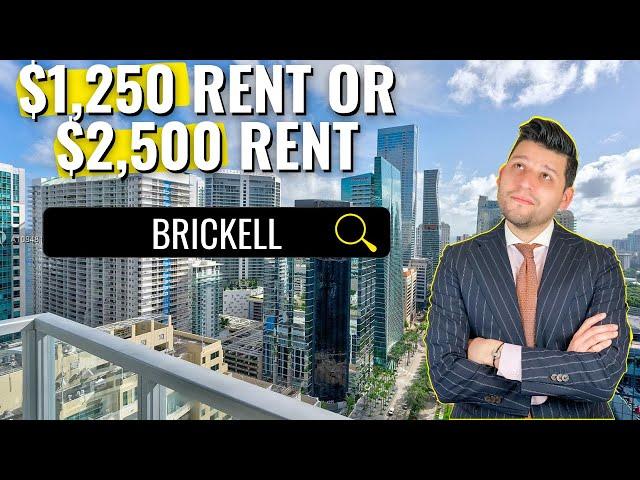 What $2,500 Rent gets YOU in Brickell | Miami Apartments tour