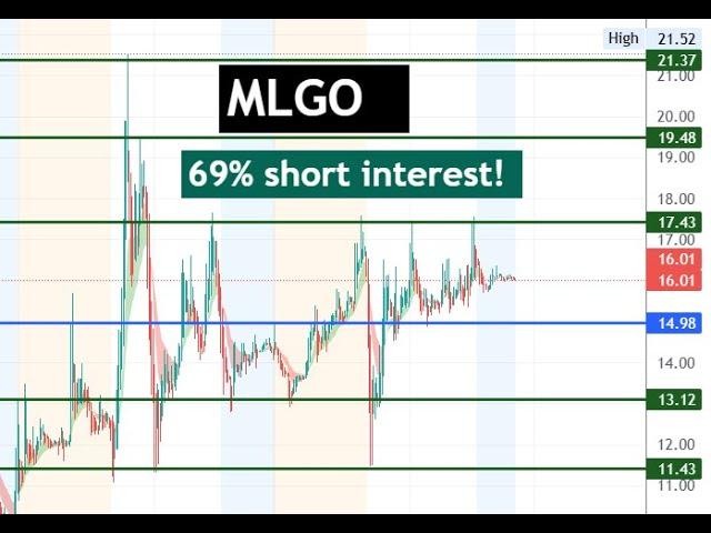 #MLGO  69% short interest! with VOLUME $MLGO can fly big!