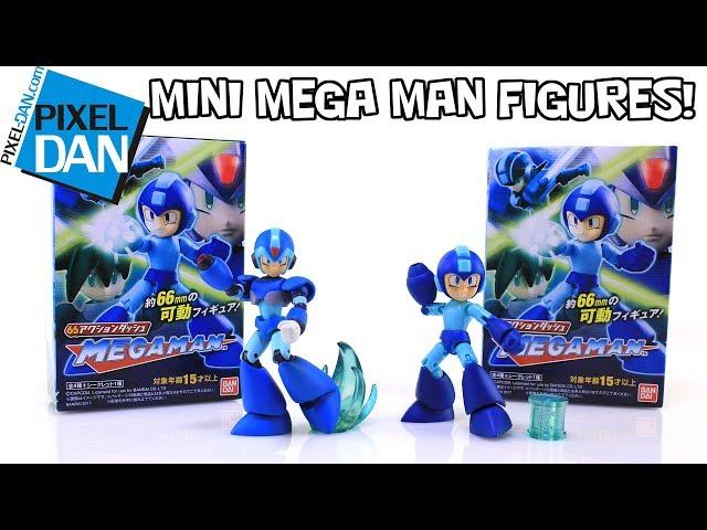 Mega Man Micro 2.6" 66Action Bandai Trading Figures Video Review