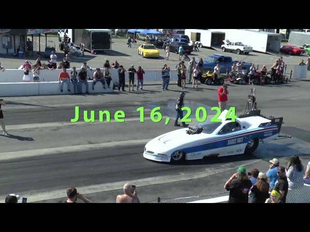 Don Maynor in the Harris Brothers Funny Car at Alaska Raceway Park