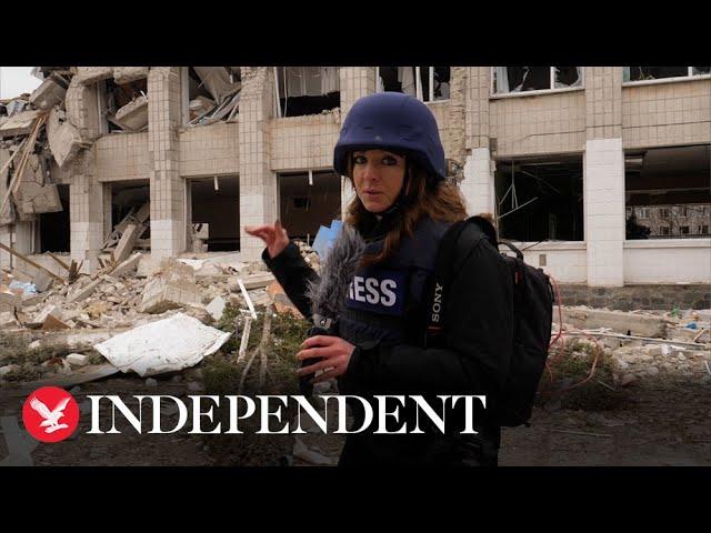 Independent TV: Inside the devastated Ukrainian city of Zhytomyr