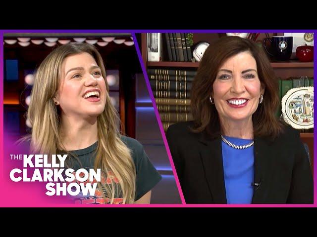Kelly Clarkson & Governor Kathy Hochul Talk School Cellphone Ban