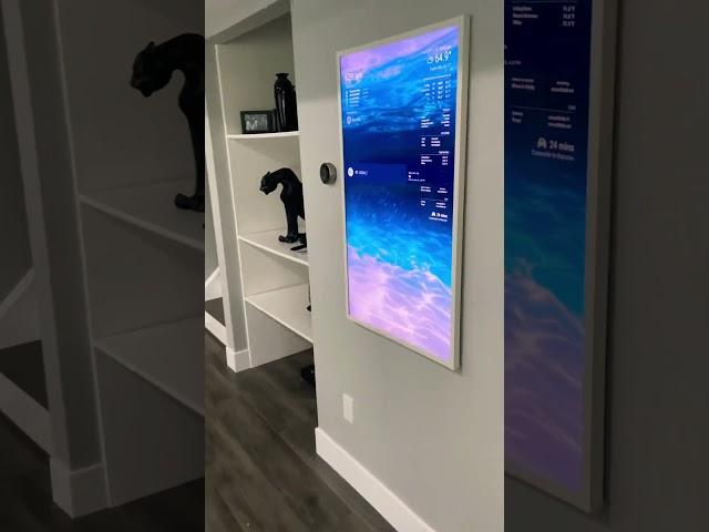 The Frame TV Meets MagicMIrror #magicmirror #homeassistant #frametv