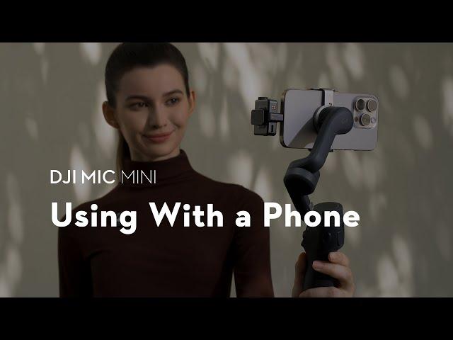 DJI Mic Mini｜Using With a Phone