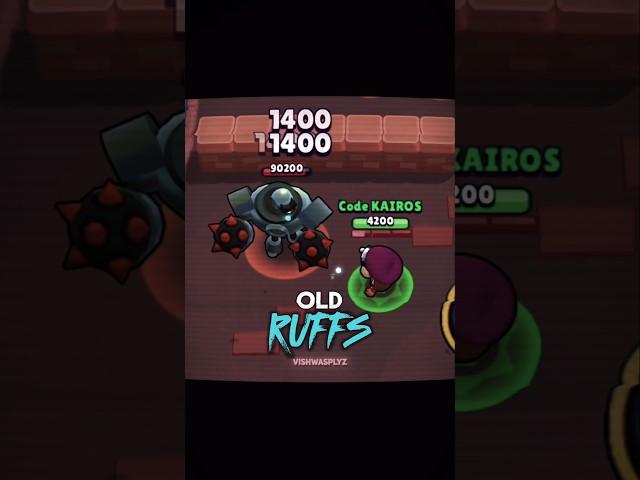 Old Ruffs VS New RUFFS in Brawlstars  #brawlstars #shorts