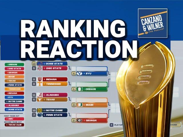 College Football Playoff ranking reaction, coaching hot seats, and Pac-12 schedule