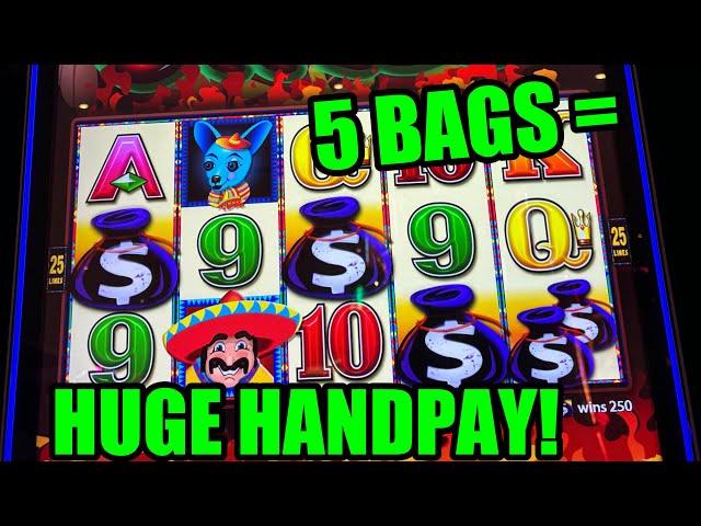 ‼️INSANE 5 BONUS SYMBOL TRIGGER‼️ GETS ME HUGE JACKPOT HANDPAY on More More Chili Slot!