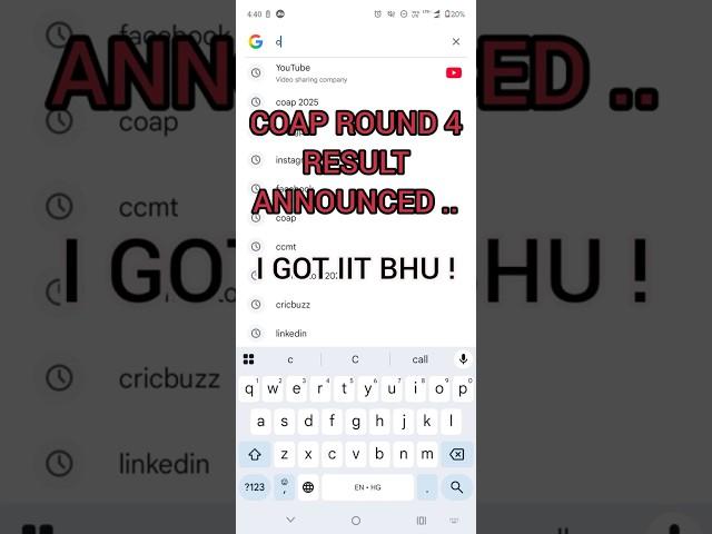 COAP 2025 Round 4 Results OUT!  Accept, Retain, Wait or Reject? Best Option Explained!