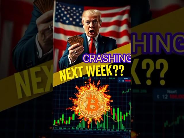 Bitcoin is crashing, next week? #bitcoin #btc #crypto #shortfeed  #shorts