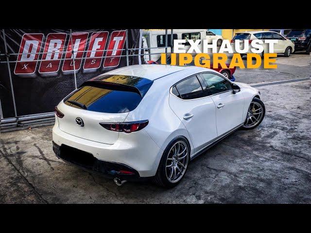 Exhaust Upgrade on the Mazda 3 l Drift Xaust