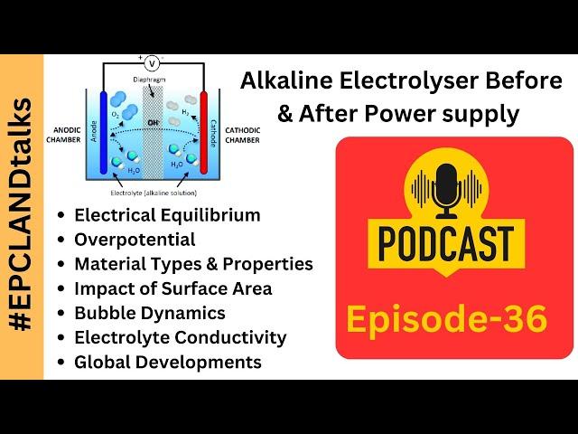 Alkaline Electrolyser: Before & After Power Supply | Electrical Equilibrium, Overpotential & More