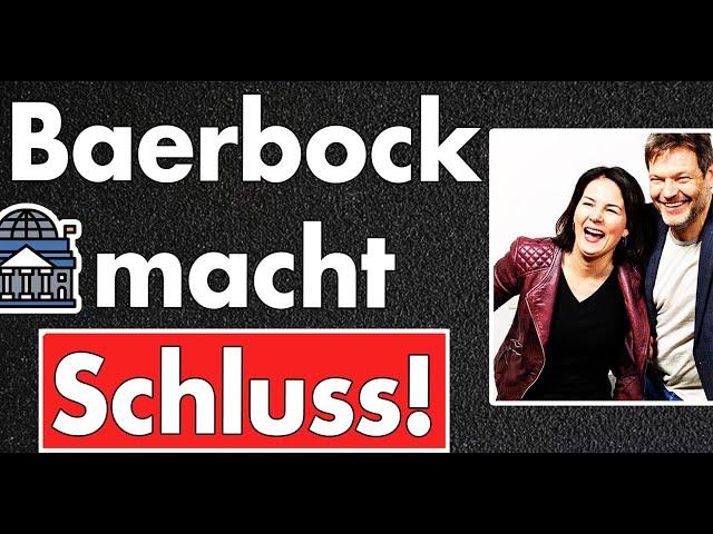 Aus nach 17 Jahren! Annalena Baerbock macht Schluss! Jetzt wird einiges klarer #Baerbock