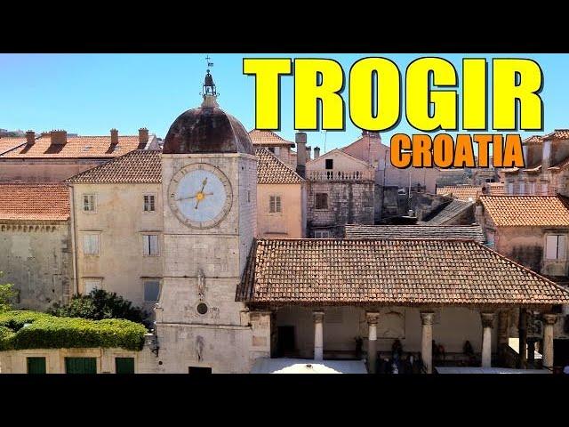 TROGIR,CROATIA: A CHARMING TOWN FULL OF HISTORICAL TALES FROM BYGONE TIME  | 4K