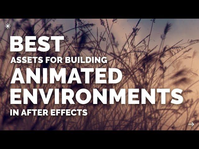 Building a Scene in After Effects with e→d films' Animated Assets
