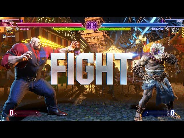 Street Fighter 6  itazan (Rank #2 Zangief)  Vs Alisa (Akuma) SF6 High Level Match's!