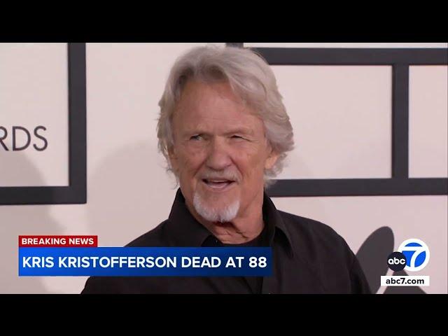 Kris Kristofferson, singer-songwriter and actor, dies at 88