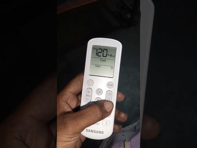 how to use samsung ac remote control