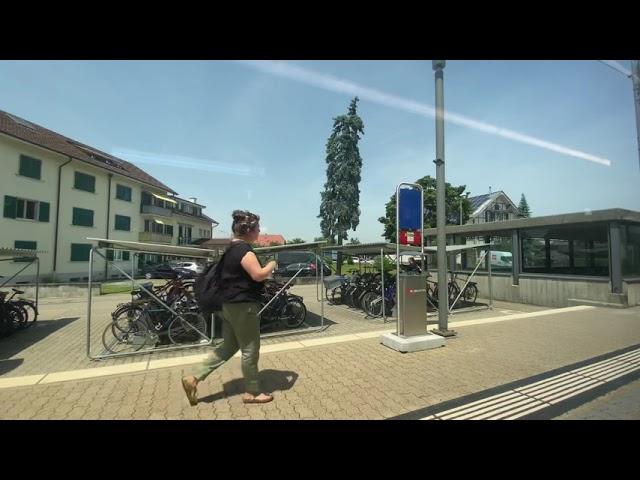 Train ride window view 4K (no music): between Herzogenbuchsee and Burgdorf