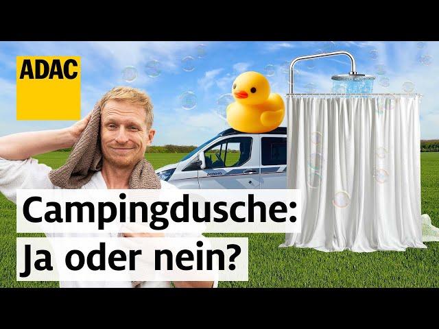 Dusche im Wohnmobil: Sinnvoll oder überflüssig? | ADAC & PiNCAMP