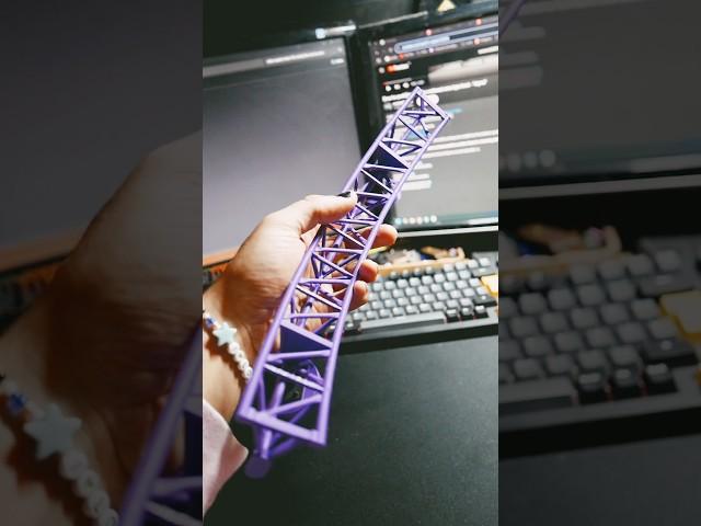 3D printed rollercoaster track #3dprinting #rollercoaster #coaster #achterbahn #freizeitpark