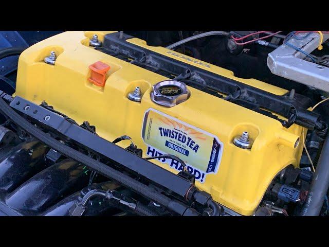 (Twisted Tea) nitrous k24 k20 Honda Insight is the ultimate sleeper