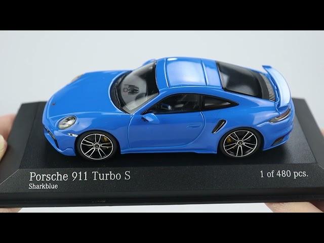 MINICHAMPS 1:43 Porsche 911 (992) TURBO S COUPE SPORT DESIGN 2021  Diecast Car Model Available now